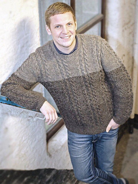 Craig - British Naturals, Mans handknit