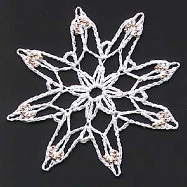 Beaded Snowflake