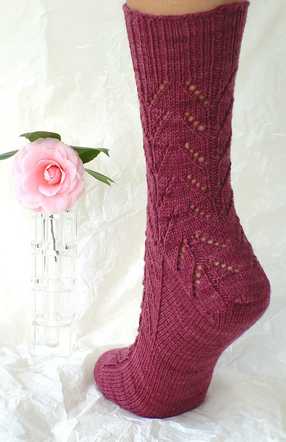 Down and Up Lace Socks