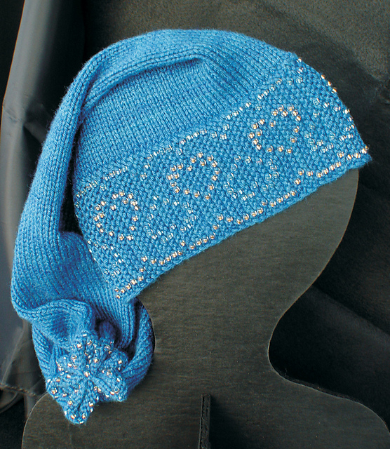 Topsy Turvy Beaded Toboggan Hat