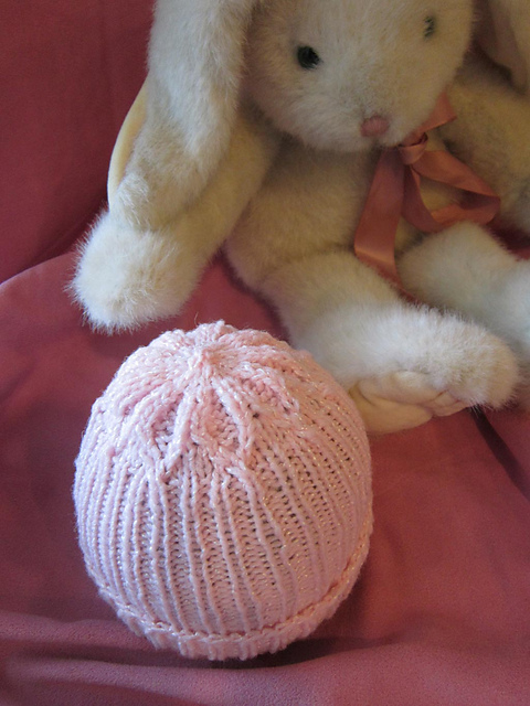 Flowered Crown Preemie Hat