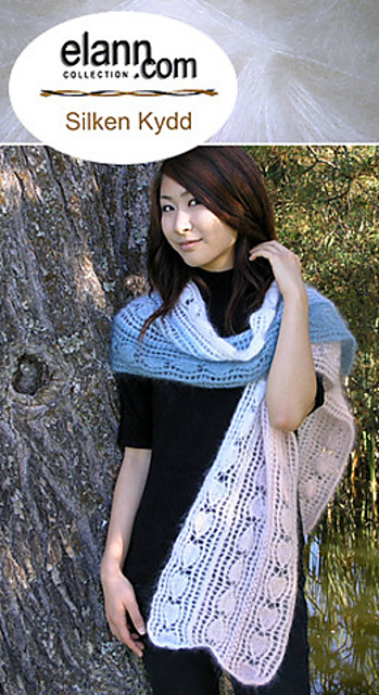 Silken Kydd Lace Strips Stole