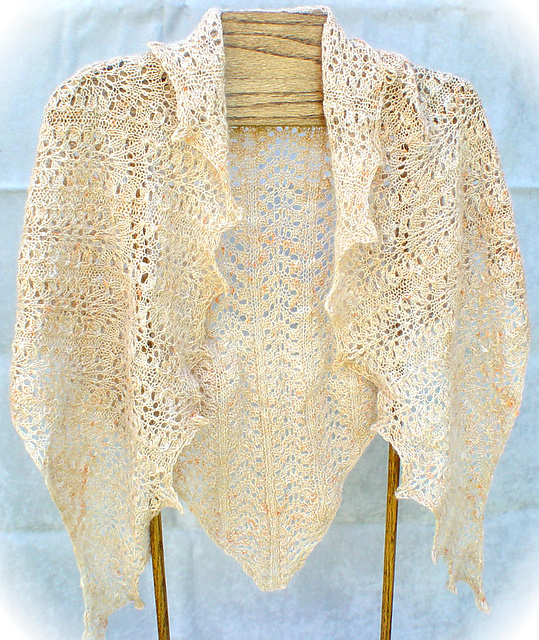Elegantly Simple Triangle Shawl