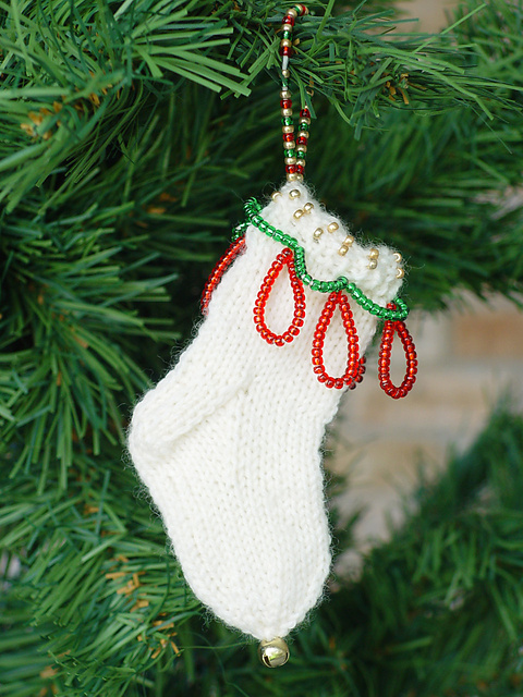 Bells On My Toes Mini Holiday Sock Ornament