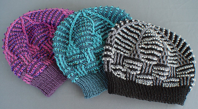 Beaded Diamond Mosaic Hat