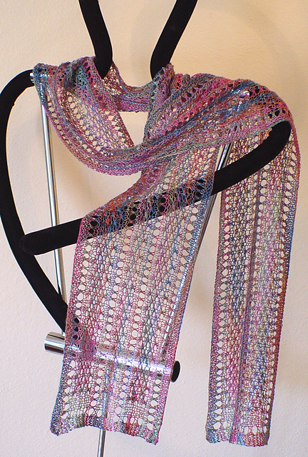 Cat's Cradle Long-Ways Scarf