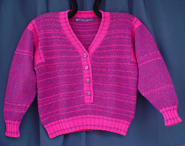 Pinstripe Melange Sweater