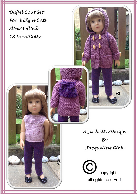 Duffel Coat Set for Kidz n Cats Dolls