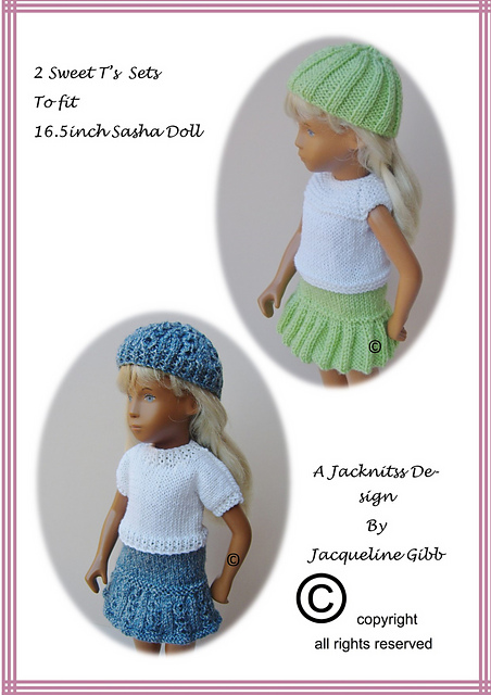 S6 Sasha Doll Sweet T's Sets