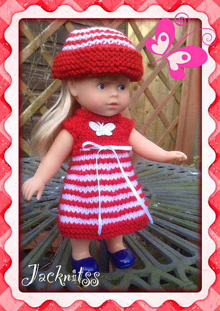Mini Corolle Stripes Set