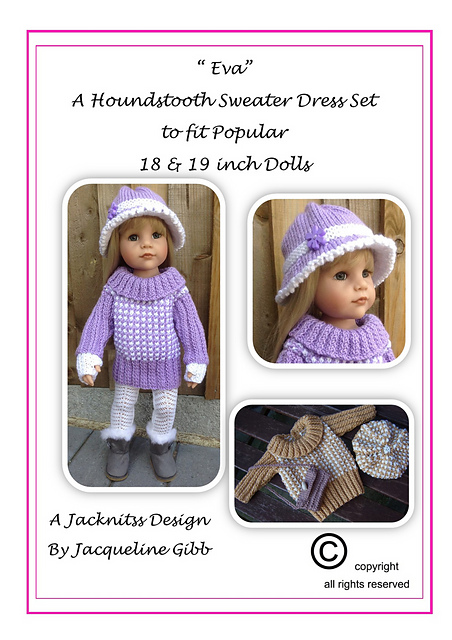 Houndstooth Sweater Dress