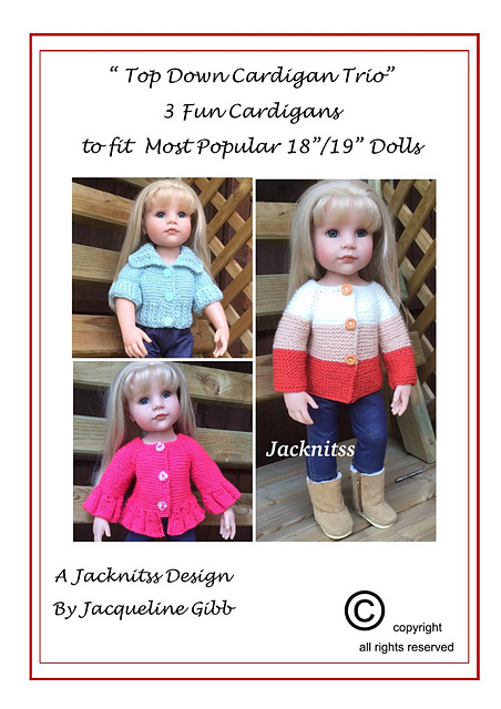 Top Down Cardigan Trio