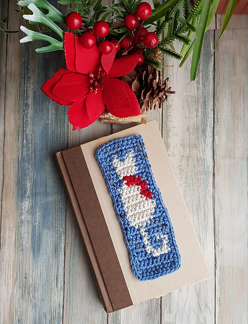 Winter Cat Bookmark