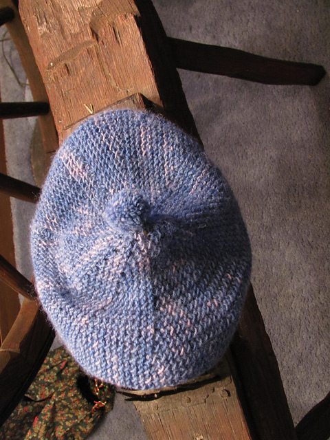 Knit Tam O'Shanter Cap