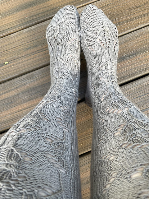 Japanese Lace Socks June 2021 MKAL