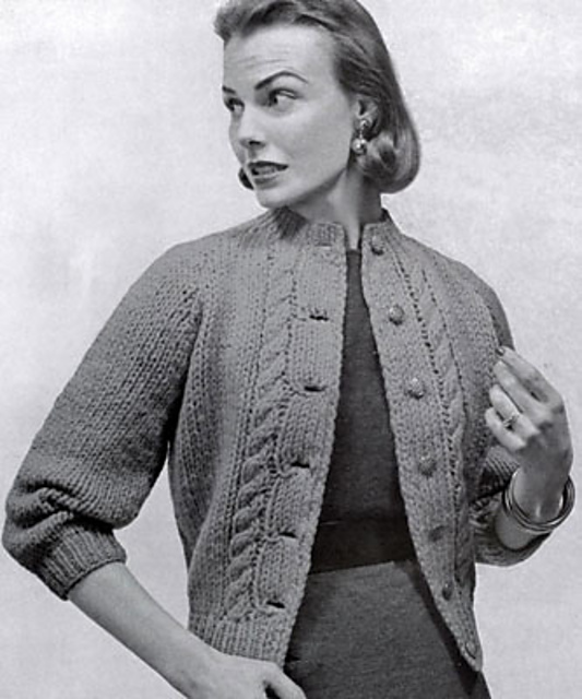 Cardigan Sweater No. 421