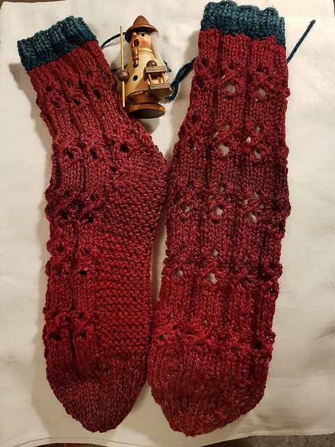 Rote Glückssocken