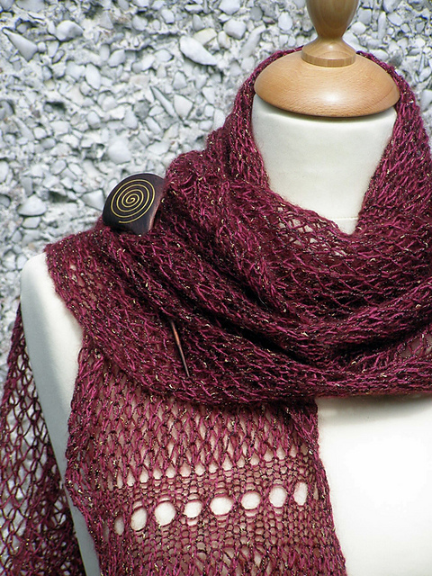 Ruby scarf
