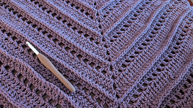 Summer Elegance Triangle Shawl
