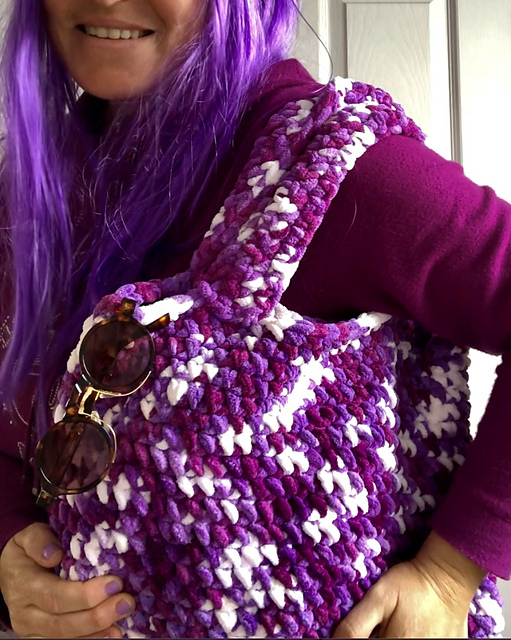 Chenille Tote Bag