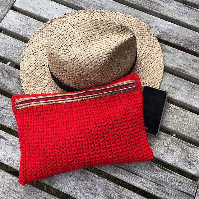 Pochette Zippée (Crochet)