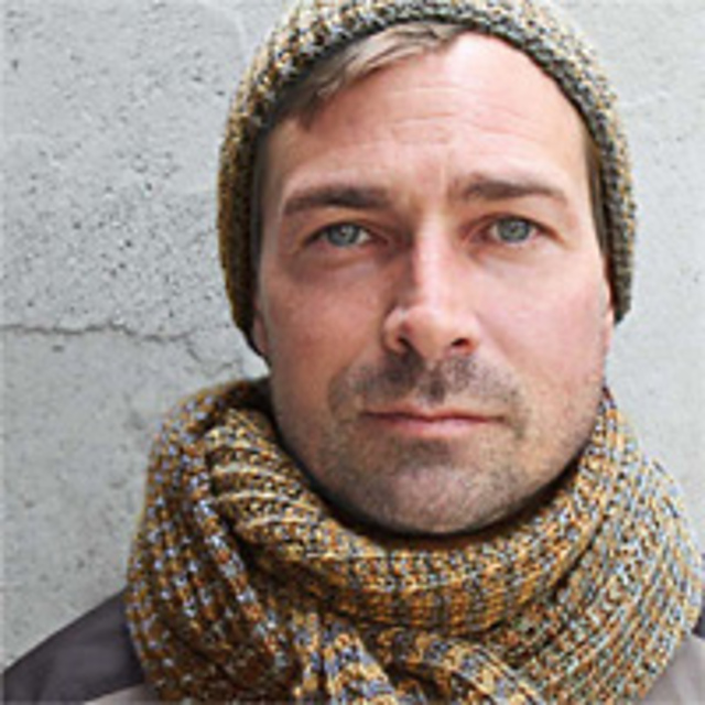Furrowed-Rib Hat and Scarf