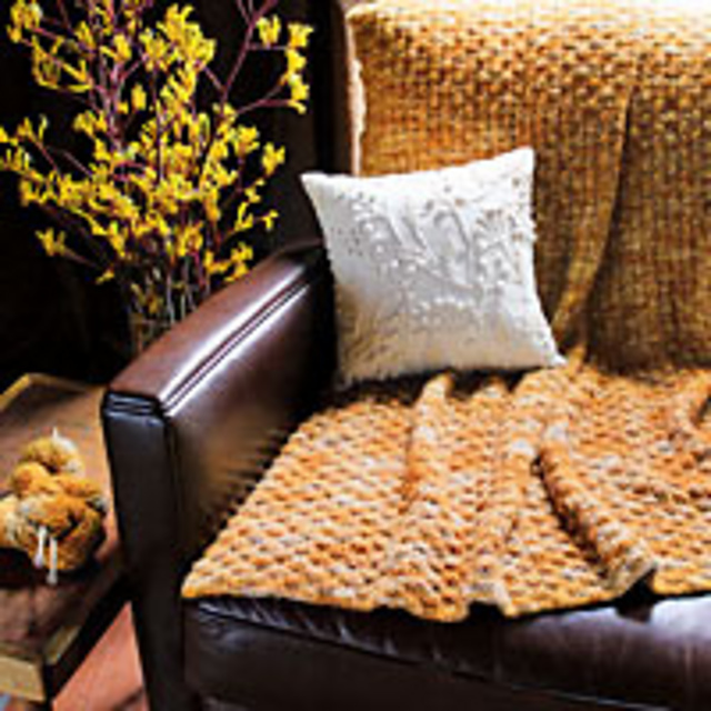 Goldenrod Afghan