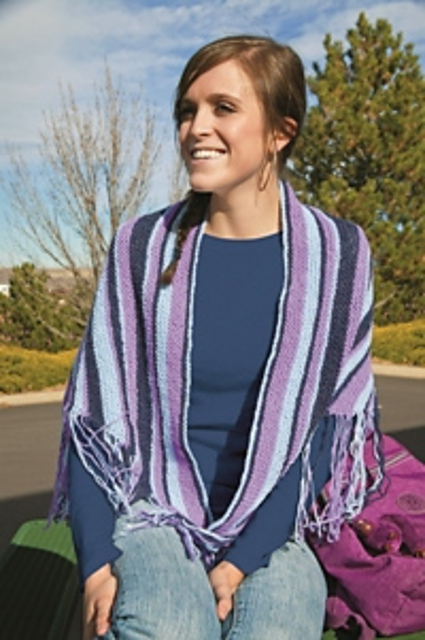 Fun and funky shawl