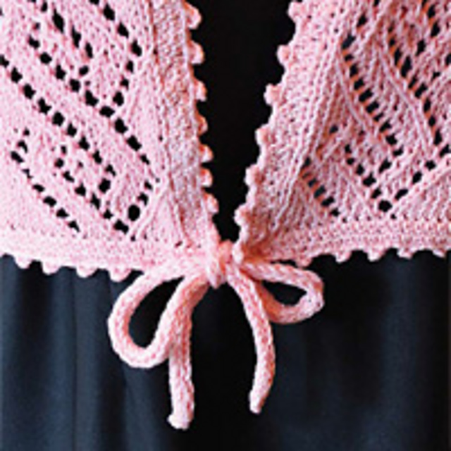 Cropped eyelet vest