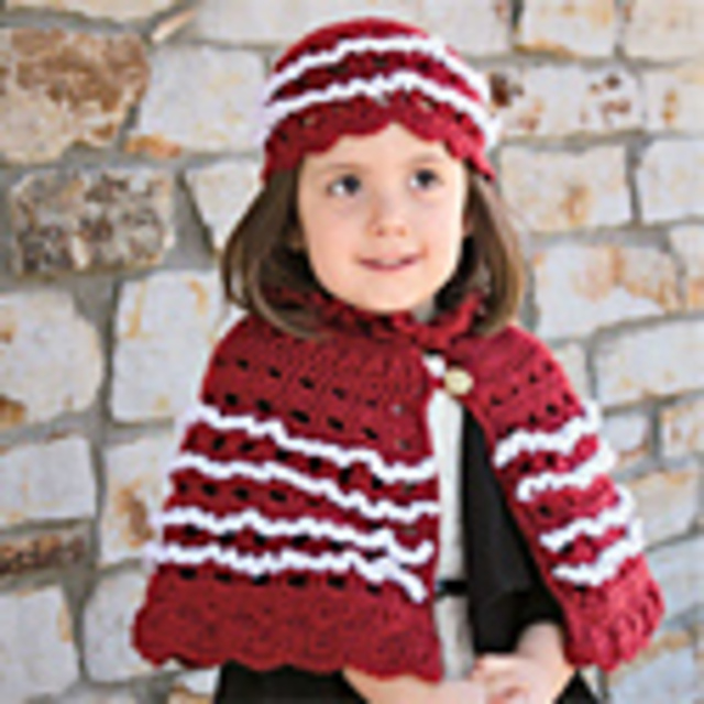 Happy Holiday Cape and Hat