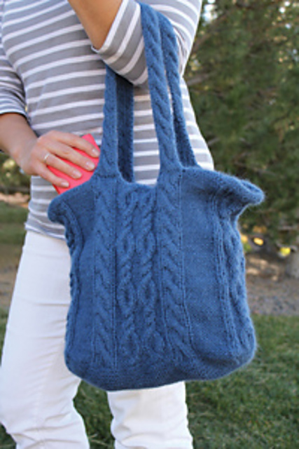 Denim Twist Tote