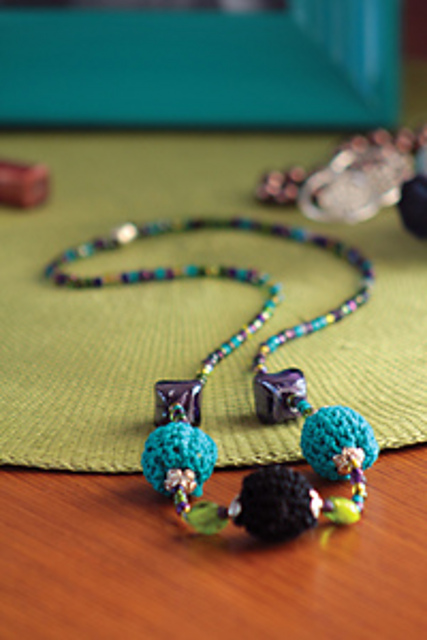 Creative Crochet Beaded Necklace