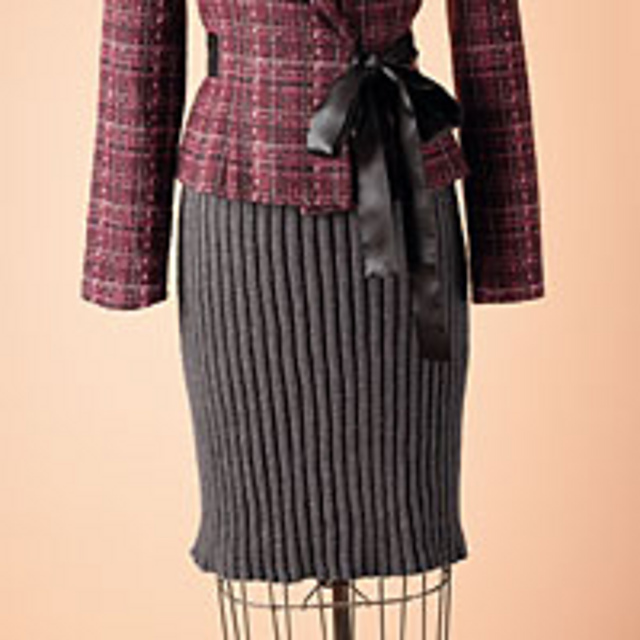 Graphite Pencil Skirt
