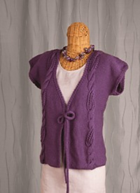 Lacy Cable Vest