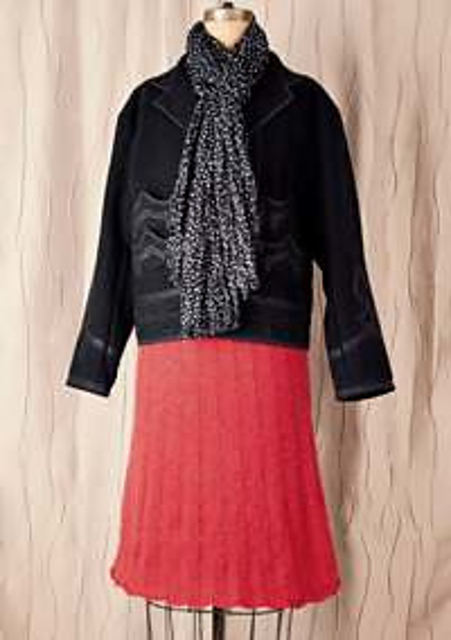 Herringbone skirt