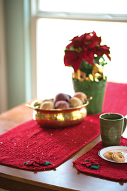 Poinsettia Table Setting