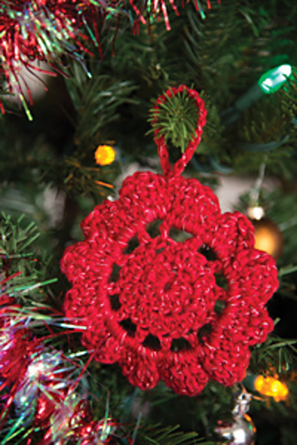 Winter Rose Ornament