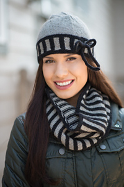 Modern Deco Hat and Cowl