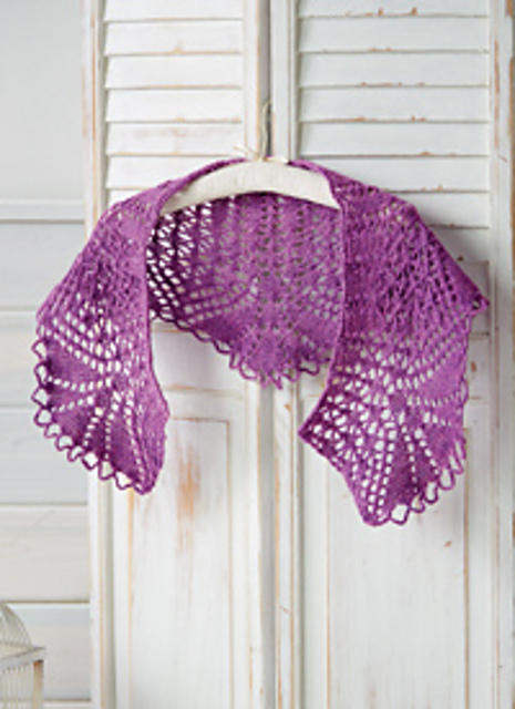 Lotus Flower Shawlette