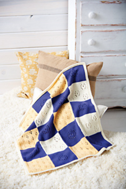 Floral Stitch Sampler Blanket