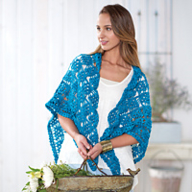 Grecian Puffs Shawl