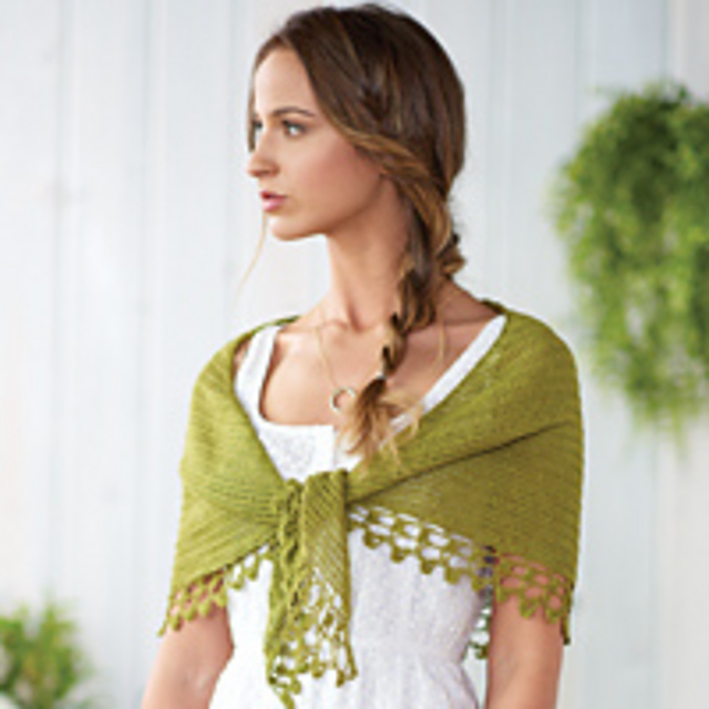 Crescent Lace Shawl