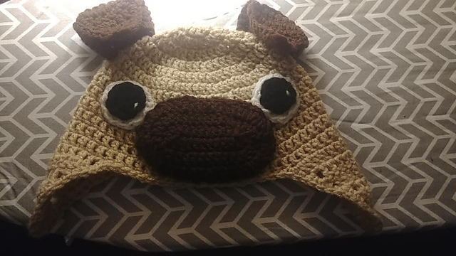 Adorably Easy Pug Hat