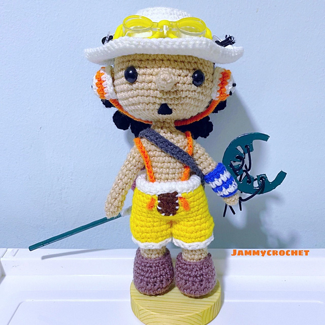 Ravelry: Sogeking Usopp (One Piece) pattern by Amelia Kow