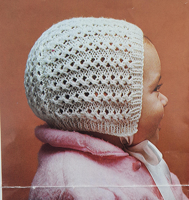 White ribbed Bonnet
