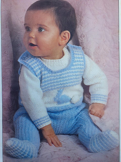 6 / 7 / 8 Dungarees and Sweater