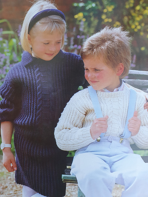 6 Saddle shoulder sweaters and skirt