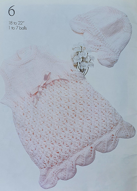 Sleeveless Dress & Bonnet