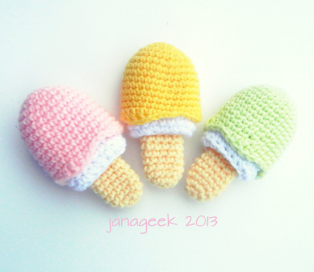 Popsicle Puzzle Toy Crochet Pattern