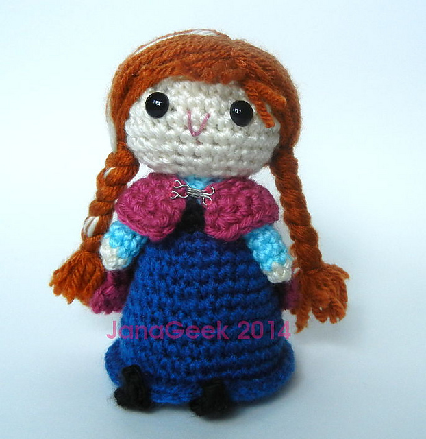 Snow Princess Nordic Amigurumi Crochet Doll